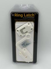 Ring Latch 90 Degree White