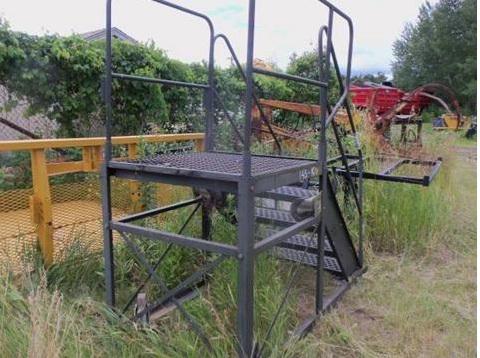 Homemade Commercial Steel Stairs - Lot # J1242