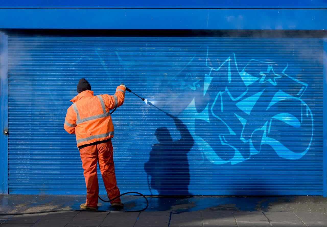 Gum, Grafitti, and Rust Removal
