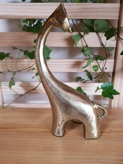 Golden Brass Giraffe