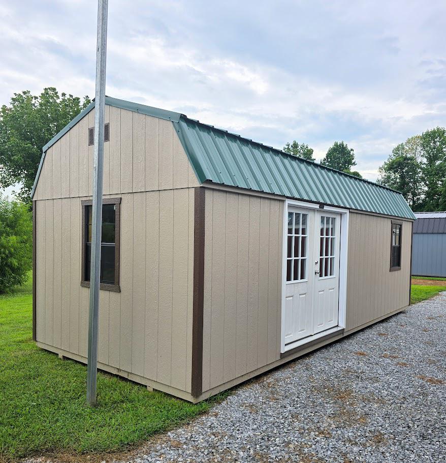 $506 OFF-10x24 BARN W/DIVIDER WALL, HOUSE DOORS, WORKBENCH & MORE $9,628 OR $381 DOWN & $381/MO - EVERYONE APPROVED!