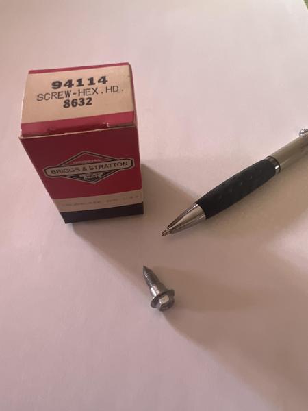NOS Briggs and Stratton hex screw 94114, 94225
