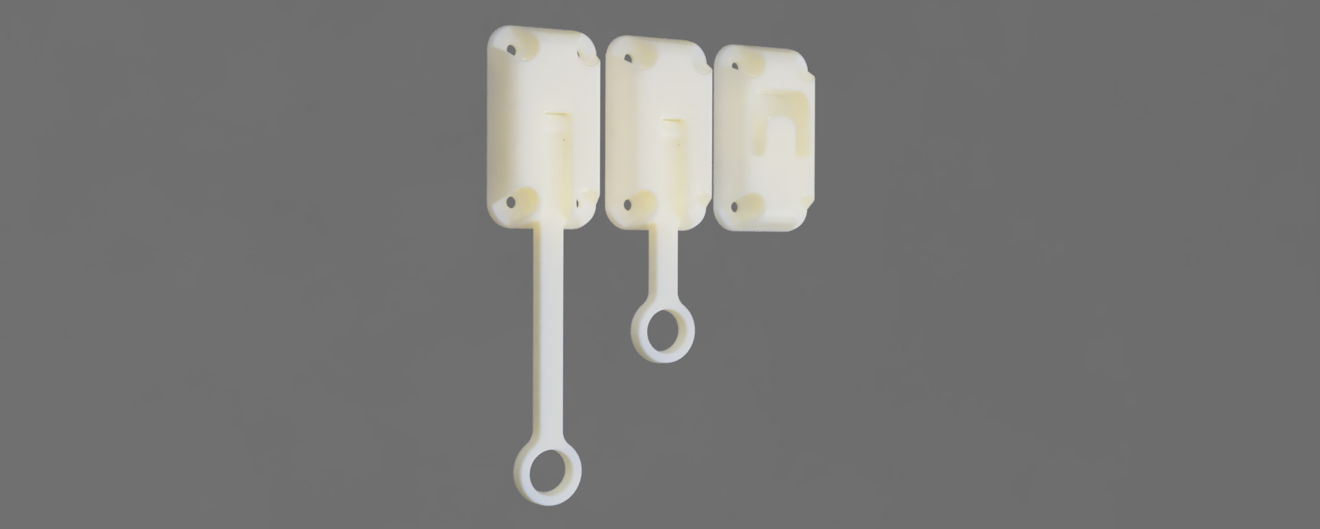 Ring Latch 5" White
