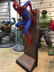 Life Size Marvel Amazing Spiderman 2 with Background Wall