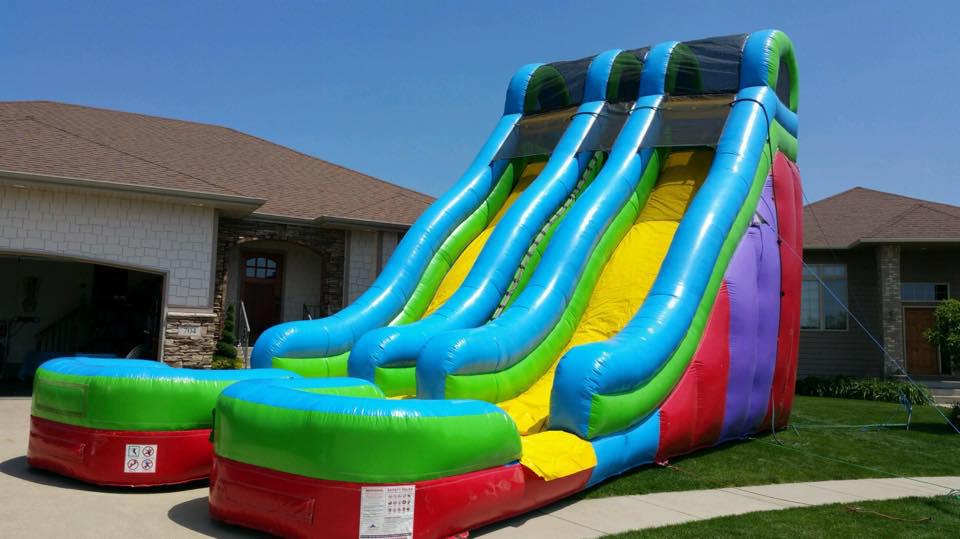 24' Dual Lane Slide (Wet/Dry)