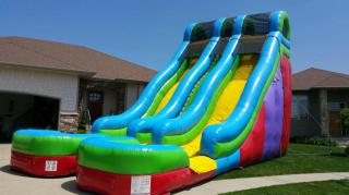 24' Dual Lane Slide (Wet/Dry)