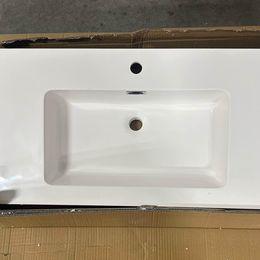 39.4" Solid Surface Resin Streamline Vanity Top- Item 84