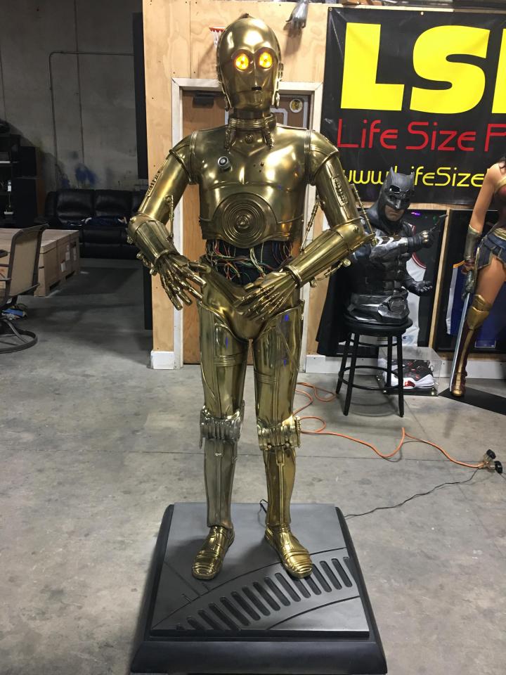 Life Size Side Show Version 1 Star Wars R2D2 and C3P0