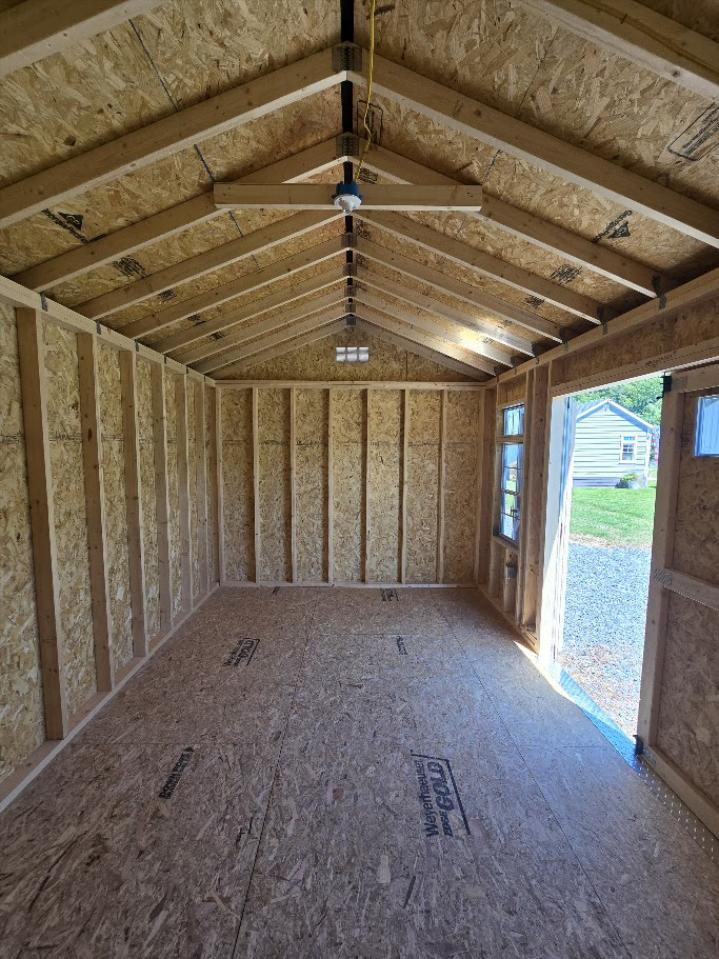 $232 OFF! 10x16 DELUXE TALL WALL SHED - $4,417 or $175 DOWN -$175/MONTH - NO CREDIT CHECK - EVERYONE APPROVED!!