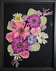 Gerbera Daisies Bouquet Shadowbox