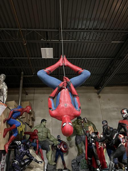 Deals Spider-Man hanging upside down 259