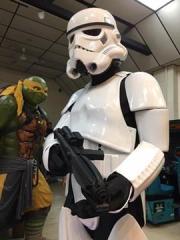 Life Size Star Wars Stormtrooper with Blaster Full Size