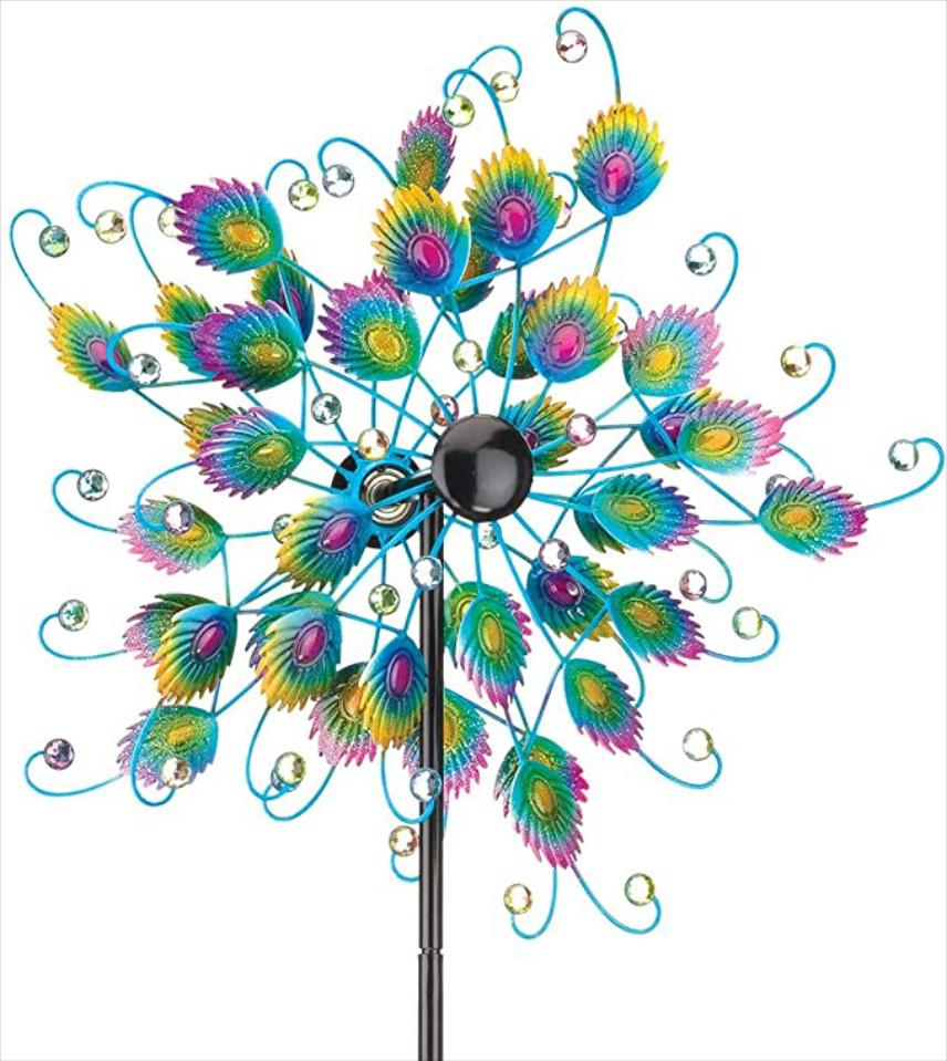 Regal 19" Wind Spinner Peacock