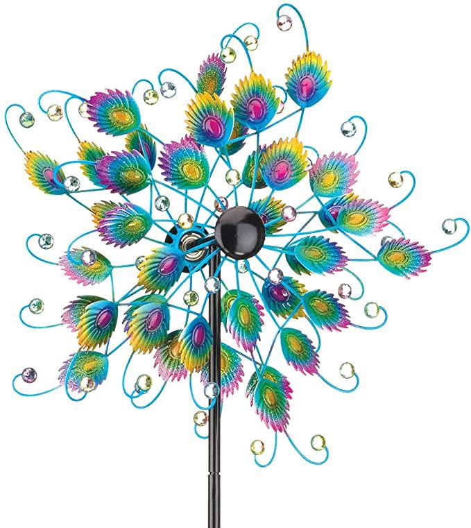 Regal 19" Wind Spinner Peacock