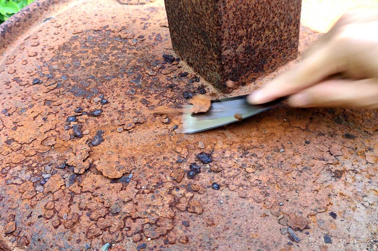 Gum and Rust Removal