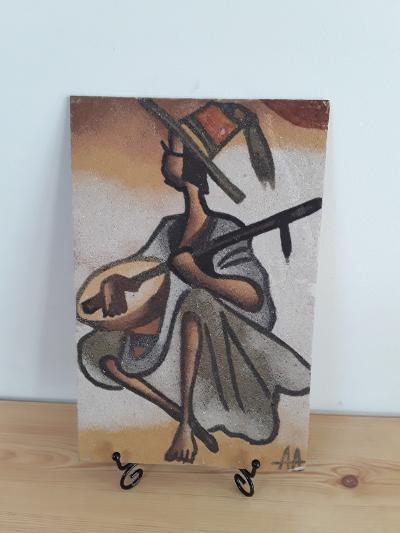 Senegalese Sand Art Painting