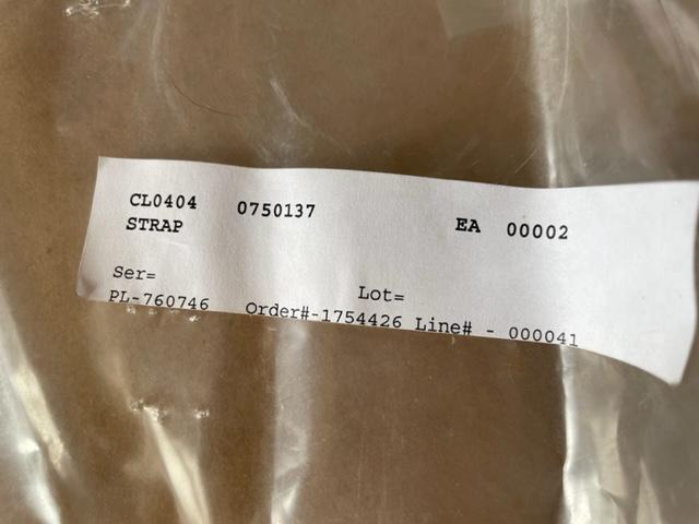 Cessna Engine Mount Bonding Strap. New.