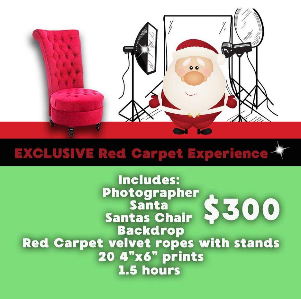 Red Carpet Experience with Santa