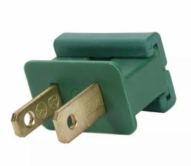 Lone Star Christmas Lighting Supplies: Male Plug, SPT1, Green (100 pack)