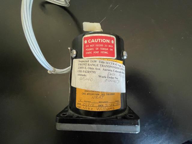 Trans-Cal Auto Pressure Altitude Encoder/Digitizer. Used.