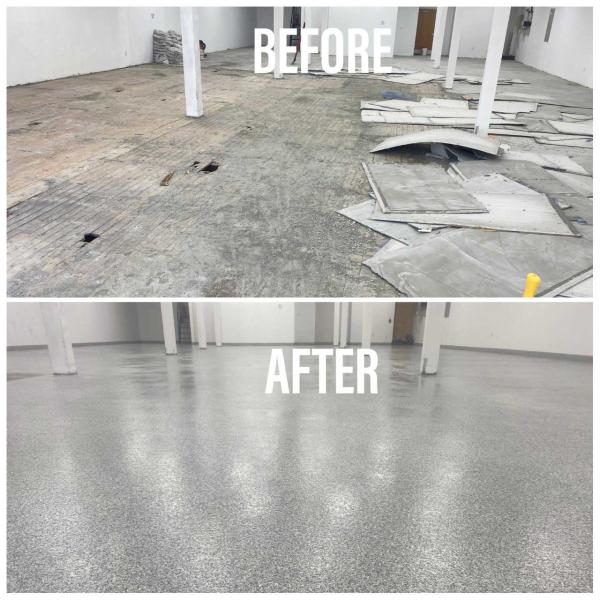 Epoxy Flooring Contractor In Tolland CT Honey Badger Floors LLC In