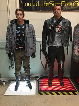 Life Size Terminator Arnold Schwarzenegger Disco Scene