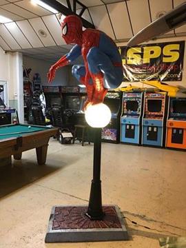 Amazing Spiderman on Lightpole