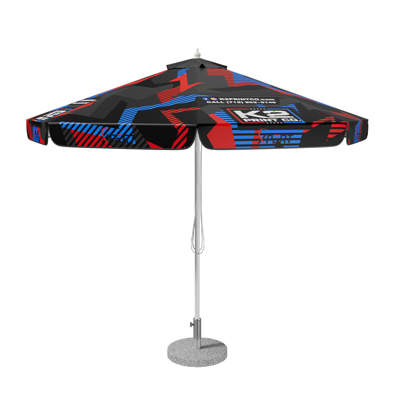10' Round Umbrella With Valances