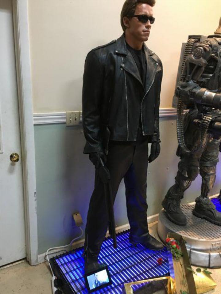 Life Size Terminator Arnold Schwarzenegger