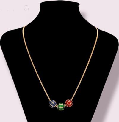 Unique Multicolor Pendant Necklace