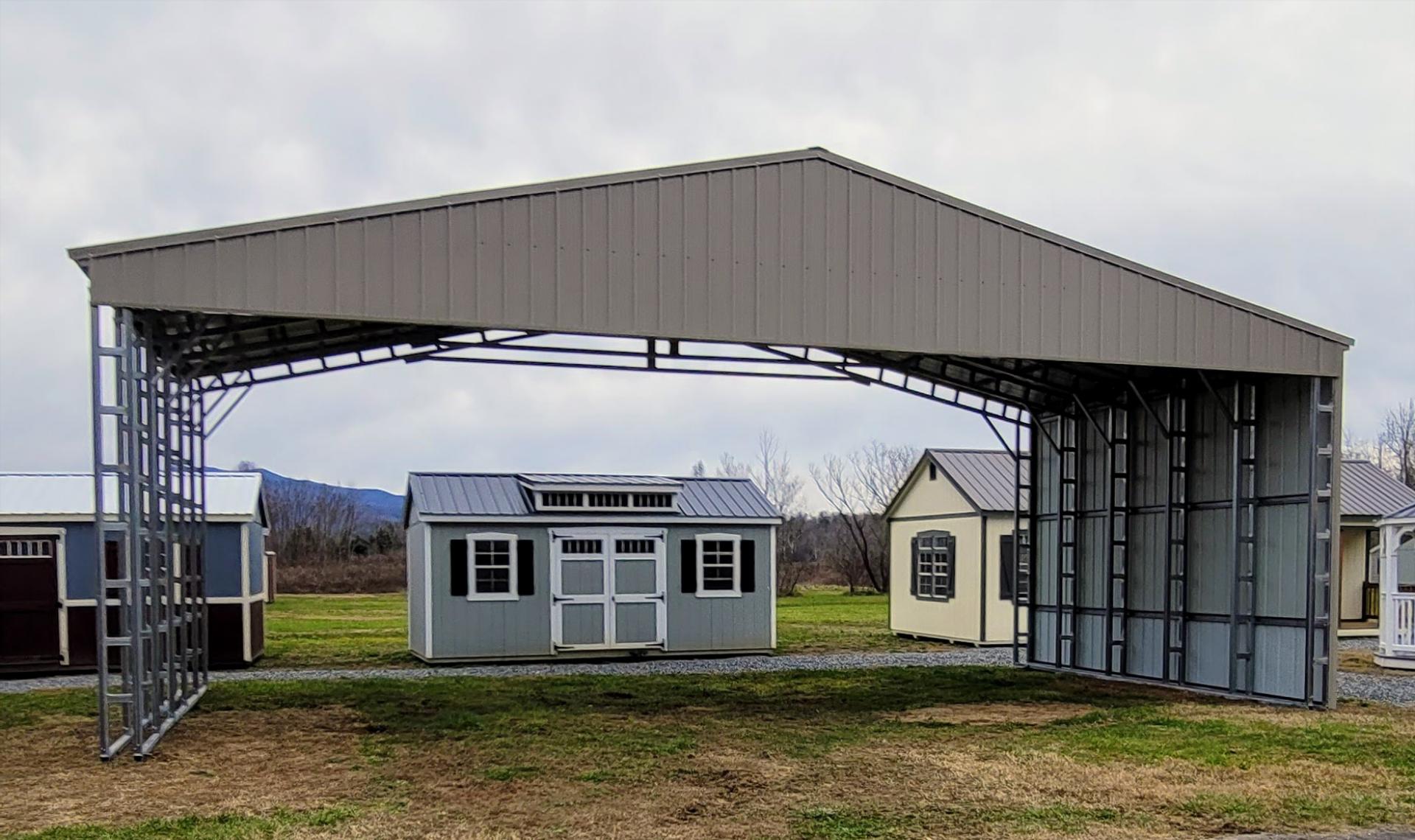 20% OFF - COMMERCIAL STRUCTURE 40X20X12 - LADDER LEGS & RAFTERS - ONLY $12,003 PLUS TAX