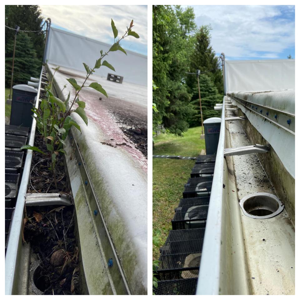 Commercial&nbsp;&nbsp;Gutter Cleaning (Debris Removal)
