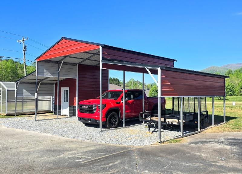 🔥SAVE $2,565 OFF - 40x20x12/8 BARN STYLE COVER w/STORAGE - ONLY $9,093 + TAX INSTALLED IN NC!