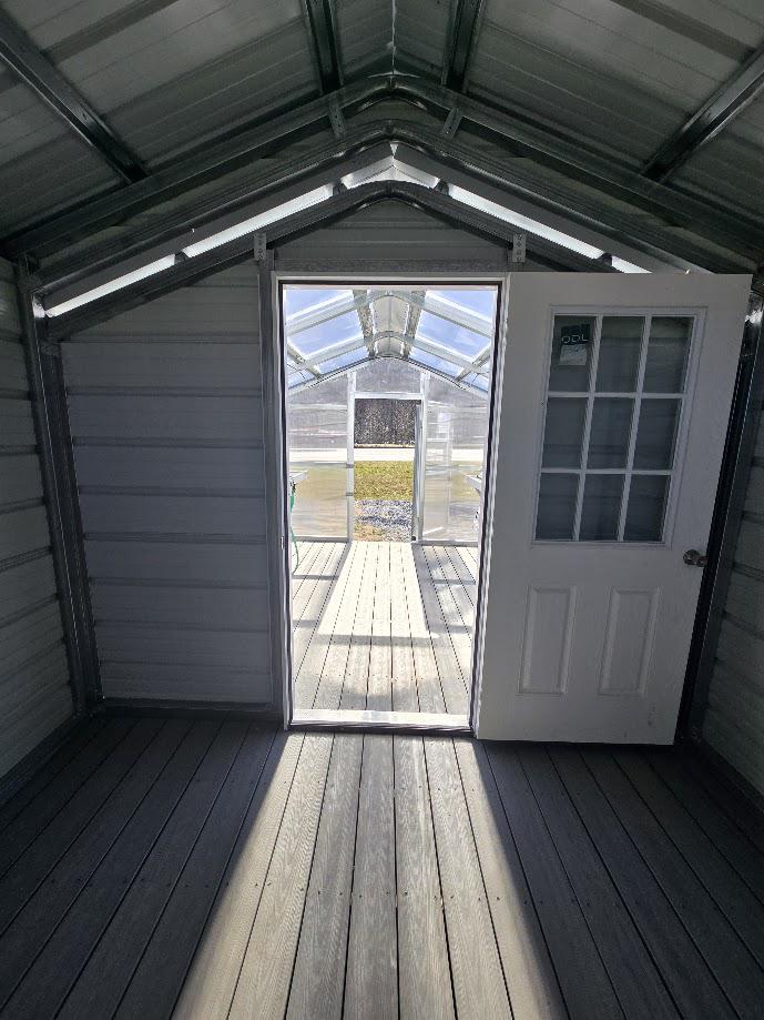 SAVE $117 OFF - ONLY $10,169- 10x20 GREENHOUSE & POTTING SHED - HEAT - WATER / MISTING SYSTEM - TREX FLOOR