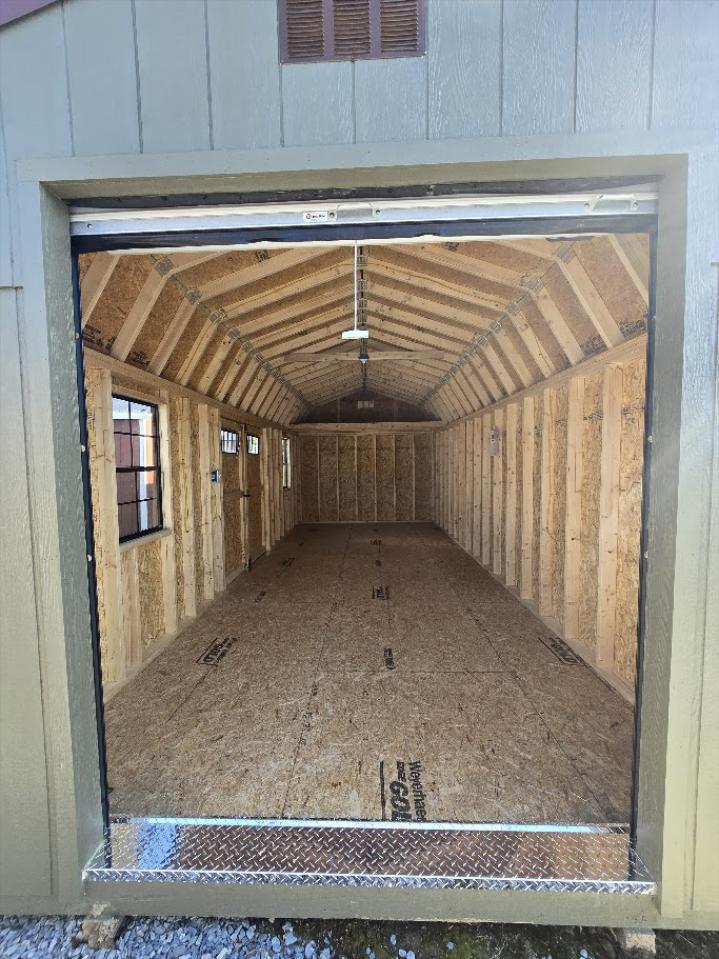 $891 OFF - 10x24 LOFTED GARAGE W/ELECTRICAL - $8,019 OR $317 DOWN & $317/MO -NO CREDIT CHECK - FREE DELIVERY, LEVELING & BLOCKS (50 mi)