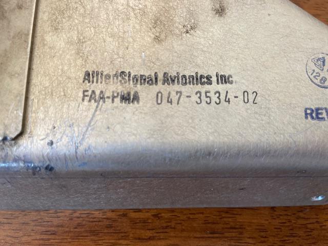 King KM 275 Autopilot TRIM Servo Mount With Allied Signal Attachment Bracketry. Used.
