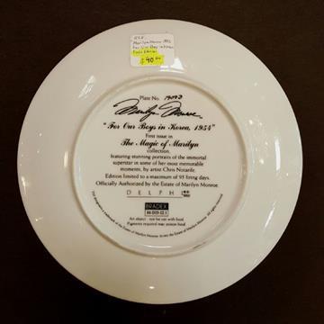THE MAGIC OF MARILYN COLLECTION PLATE