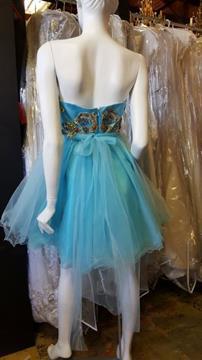 BRAND NEW PASTEL BLUE TULLE HOMECOMING DRESS
