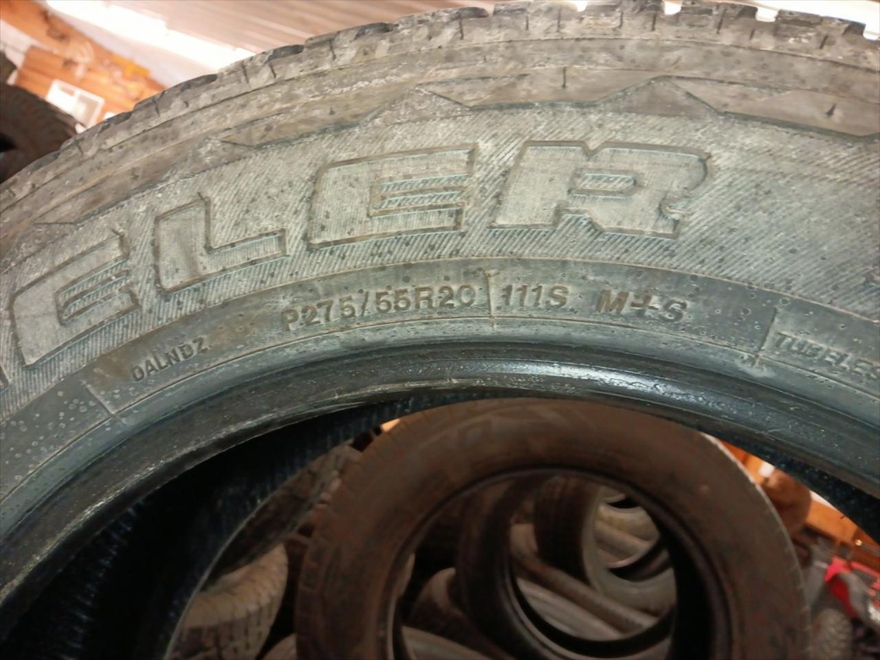 275/55R20 Bridgestone Dueler H/L Tires Set of 4