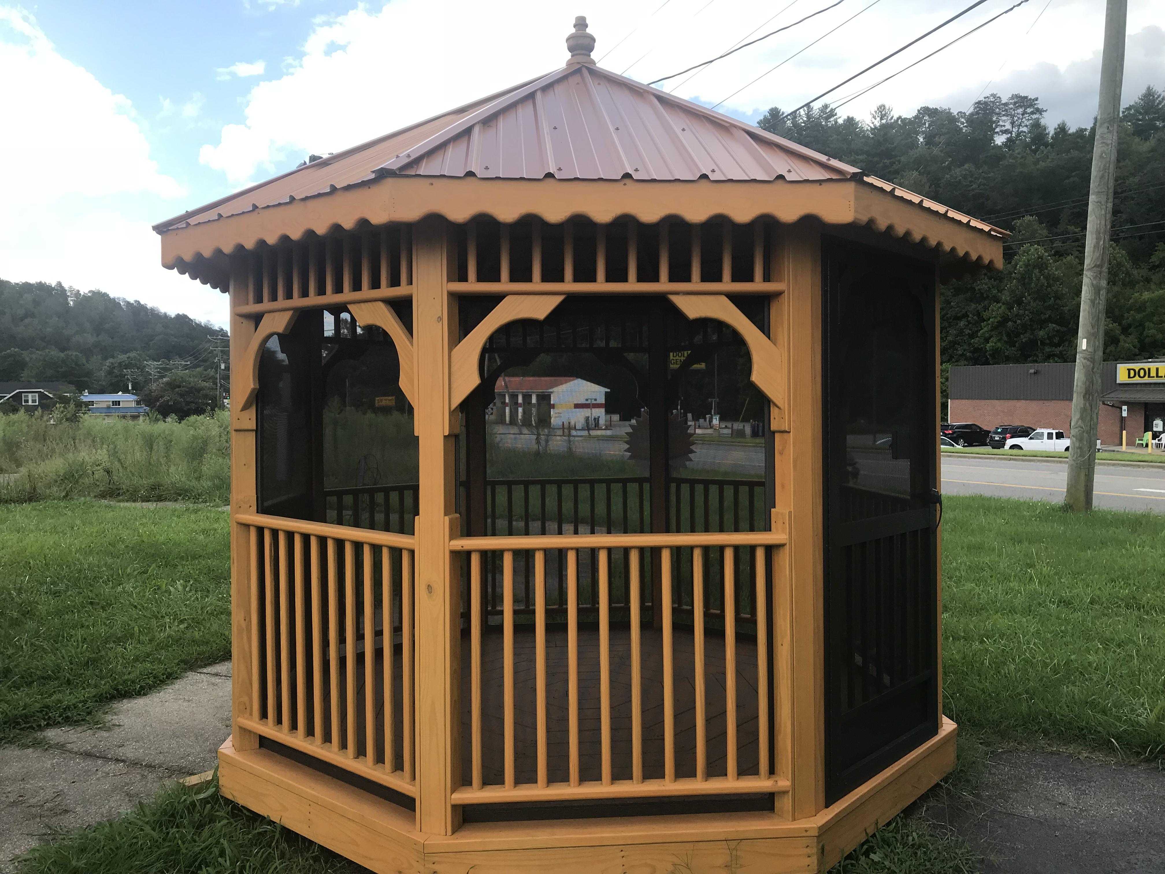 Treated 10x10 Deluxe Gazebo