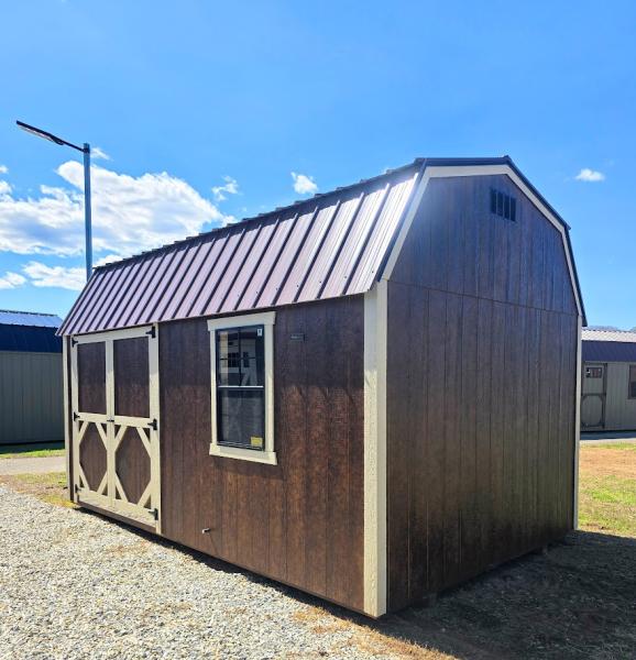 🔥SAVE $522 10x16 LOFTED BARN w/100 amp ELECTRICAL PKG.! - $6,014 or $237 DOWN & $237/MO - NO CREDIT CHECK - FREE DELIVERY (50-miles)