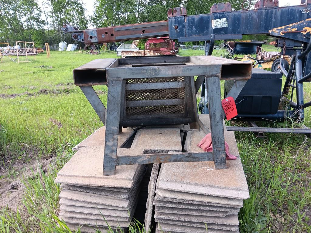Steel Stand - Lot # J1635