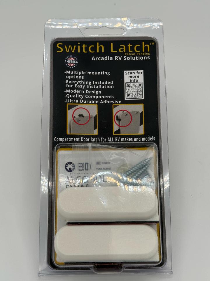 Switch Latch White 2 Pack