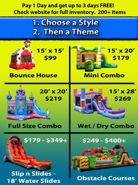 All Inflatables - Bounce Around Inflatables, LLC.