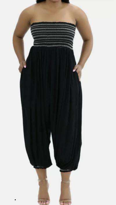 Strapless Harem Jumper