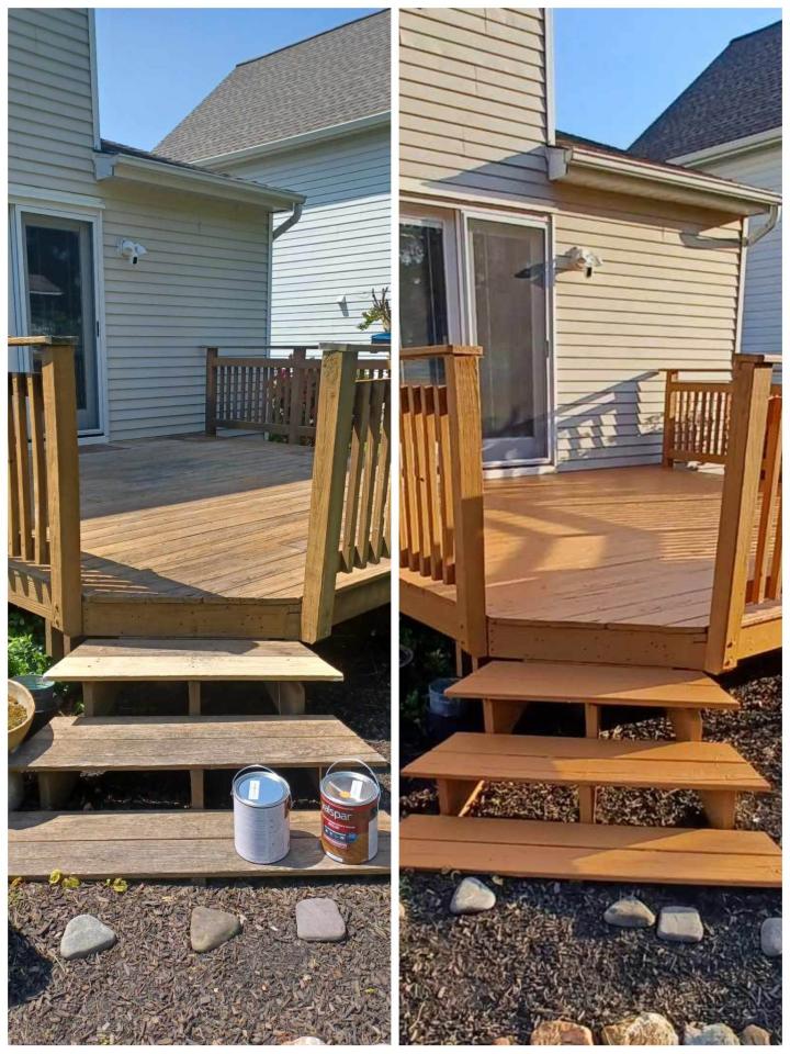 Wood Deck & Fence Restoration