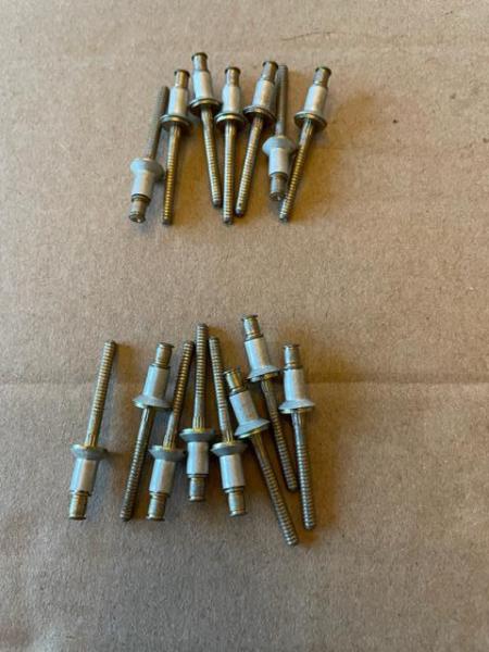 Cessna Cherry-Max Rivets.  PN CR3212-6-3.  New.