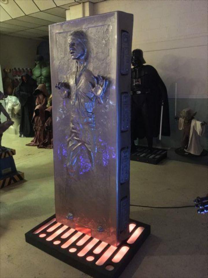 Life Size Han Solo in Carbonite Illusive Concepts