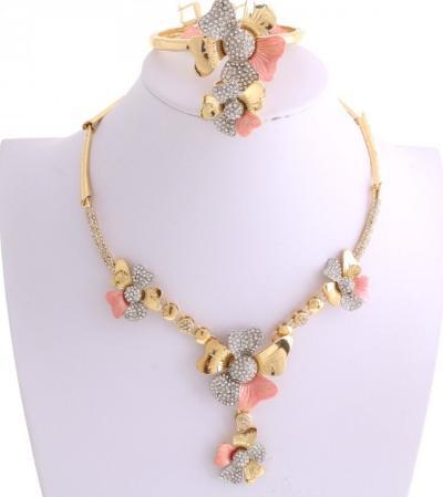 Gold Plated Necklace Set