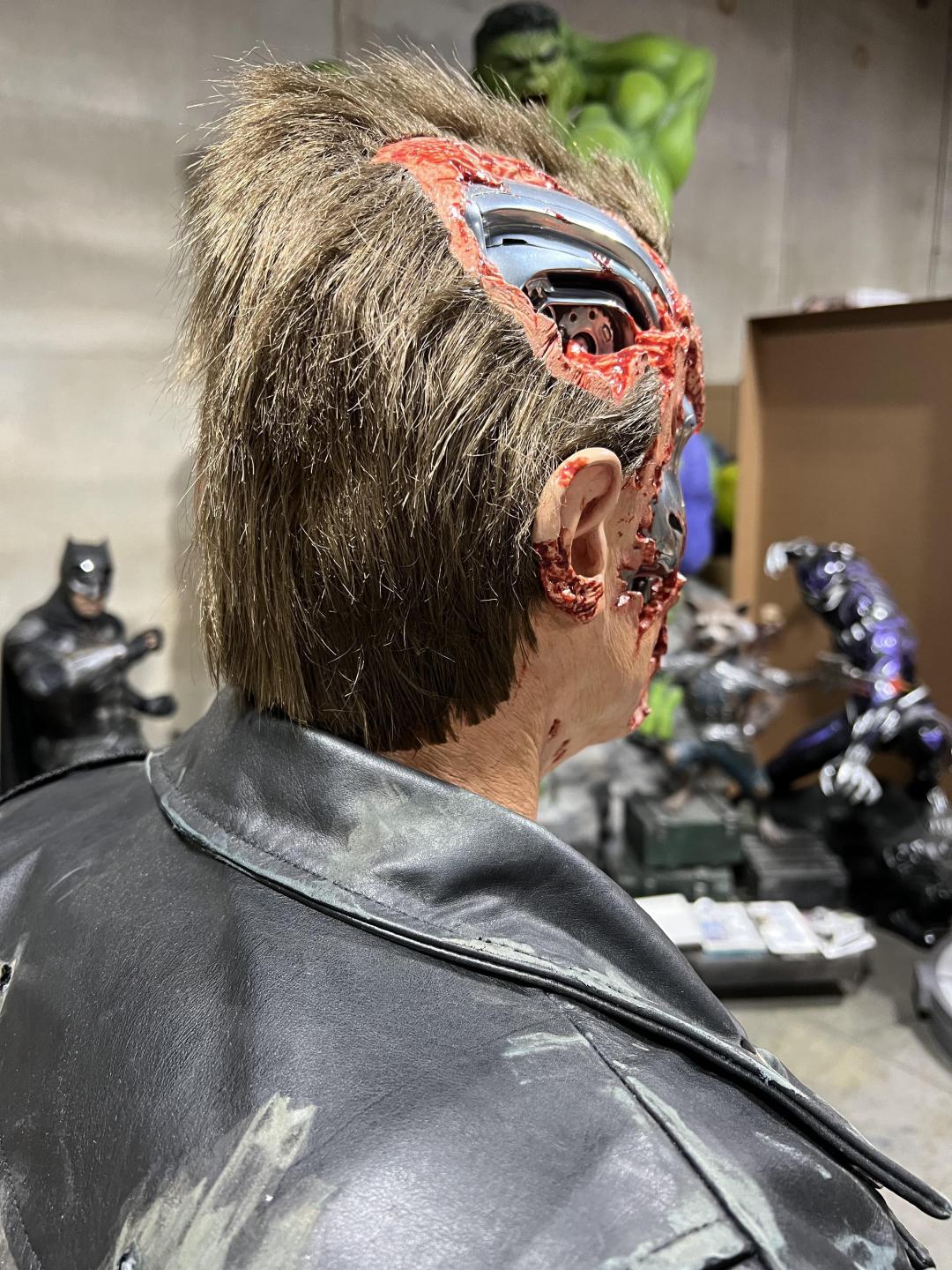 Battle Damaged T2 Terminator Arnold Schwarzenegger